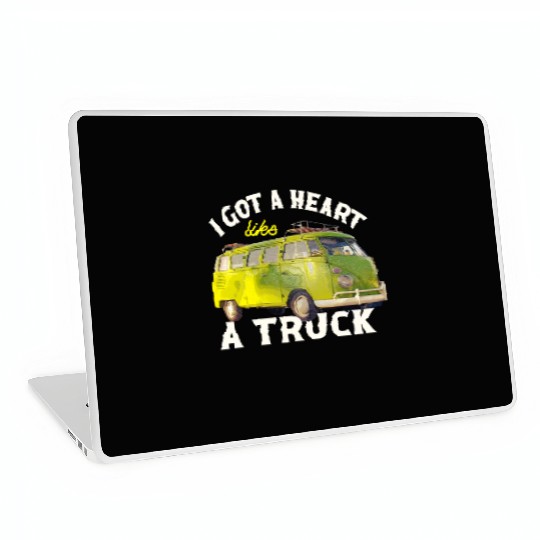 I Got A Heart Like A Truck Laptop Skins