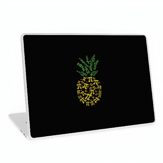 Pineapple Pi Math Holiday Mathematics Funny Pi Laptop Skins