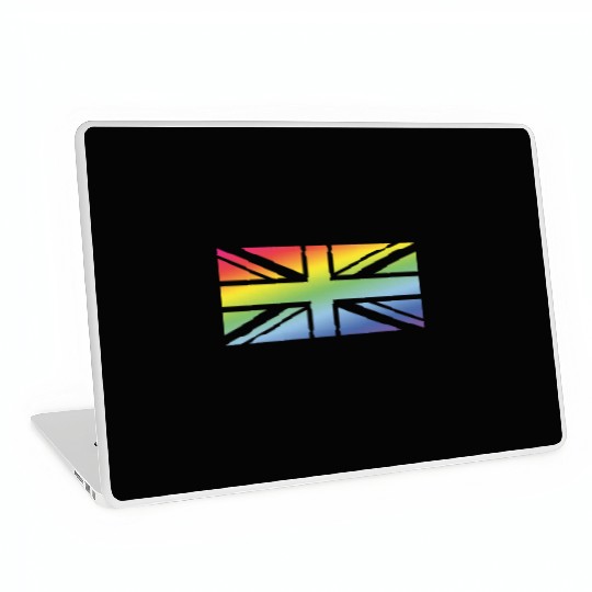 Union Jack / Rainbow Flag (Great Britain / UK) Laptop Skins
