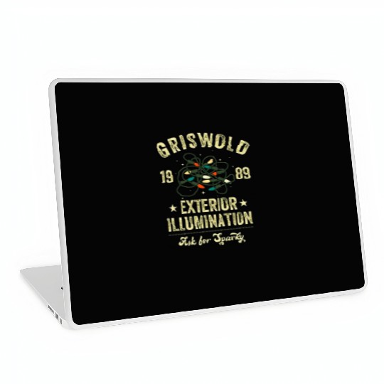Griswold 1989 Exterior Illumination Christmas Tree Laptop Skins