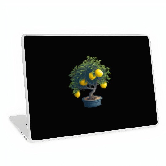 Lemon Bonsai Tree Laptop Skins