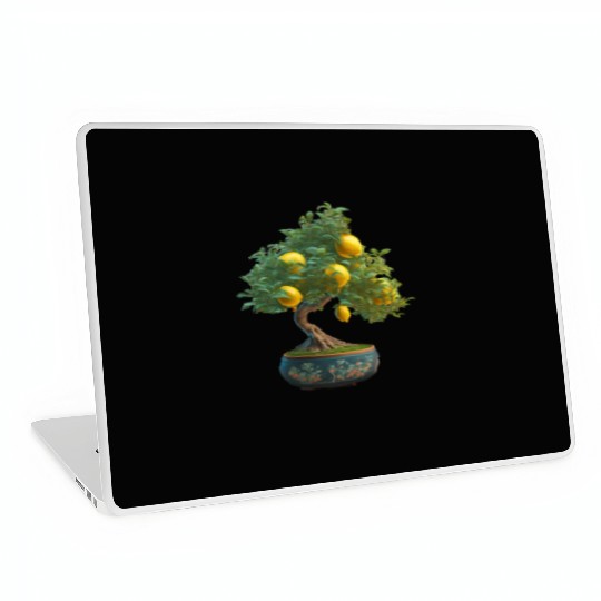 Lemon Bonsai Tree Laptop Skins