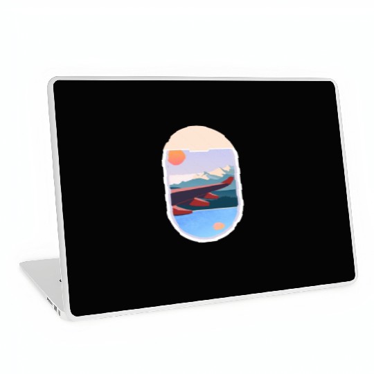 Wanderlust Plane Window Travel Landscape Nature Laptop Skins