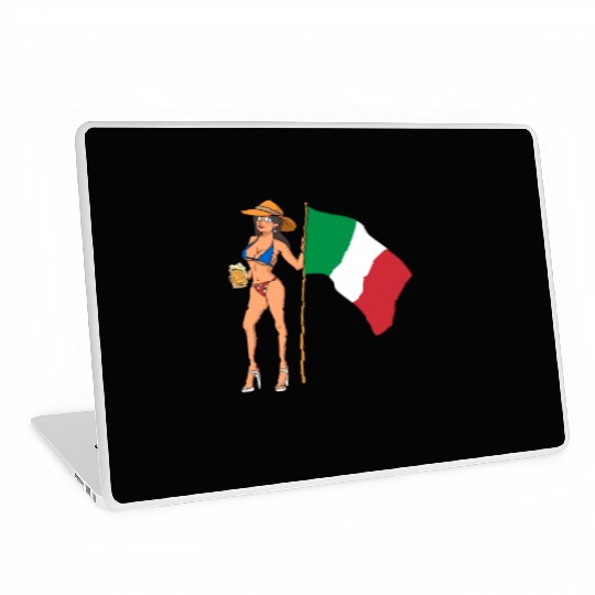 Hot Fan Girl Italy Laptop Skins