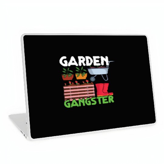 Garden Gangster Plants Farmer Hobby Gardener Laptop Skins