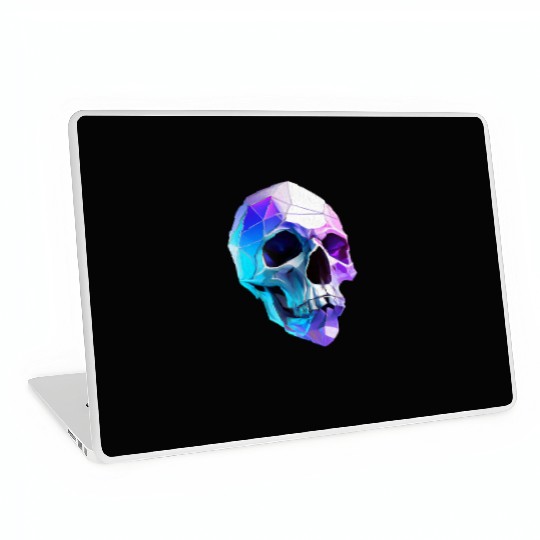 Polygon Skull Art Laptop Skins