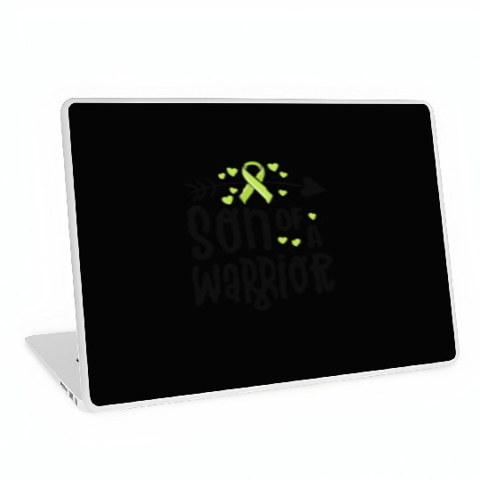 Son Of A Warrior Lymphoma Cancer Awareness Family Laptop Skins