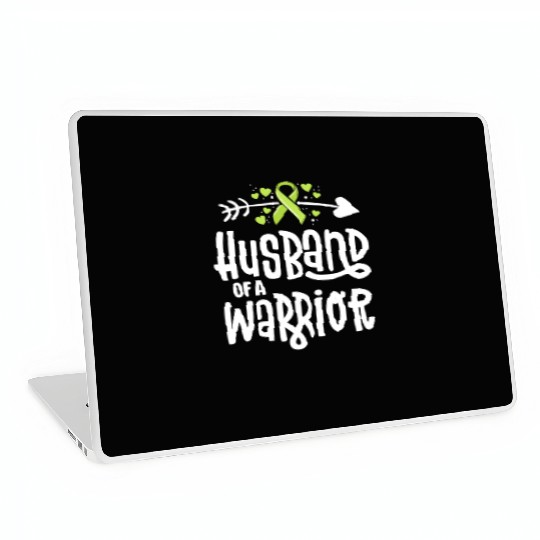 Husband Of A Warrior Lymphoma Cancer Awareness Laptop Skins