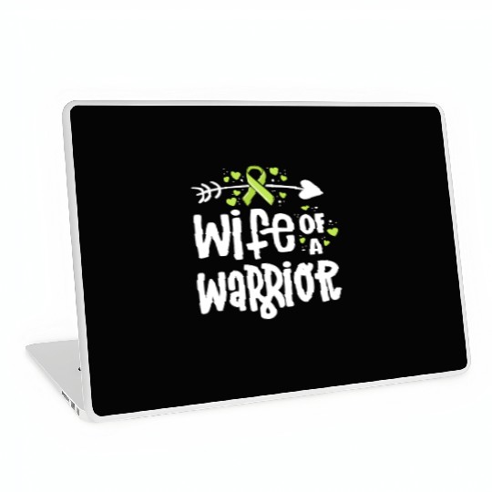Wife Of A Warrior Lymphoma Cancer Awareness Laptop Skins