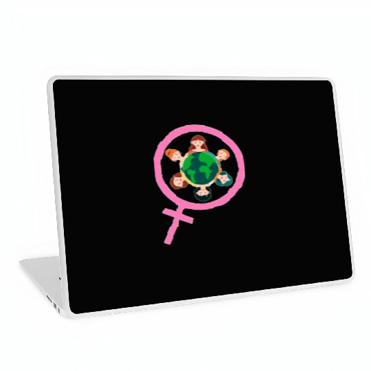 International Women's Day Embrace Equity Laptop Skins