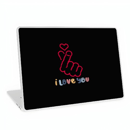 i love you Laptop Skins
