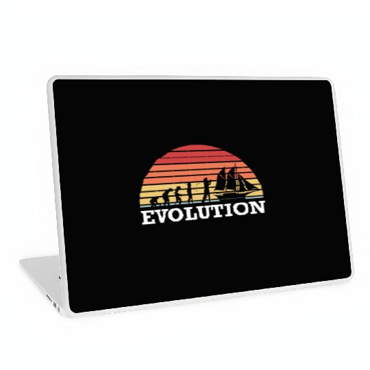 Sailing Evolution Captain Sailing Anchor Ship Laptop Skins