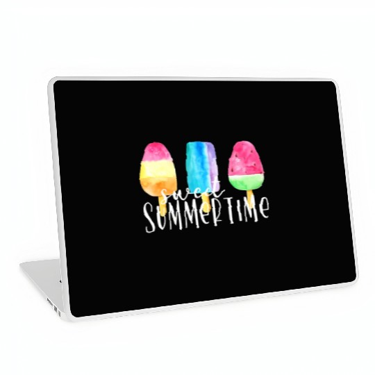 Sweet Summertime Ice Cream Family Vacation Laptop Skins