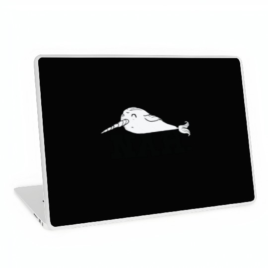 Procrastinating Narwhal Lover Aquatic Animals Laptop Skins