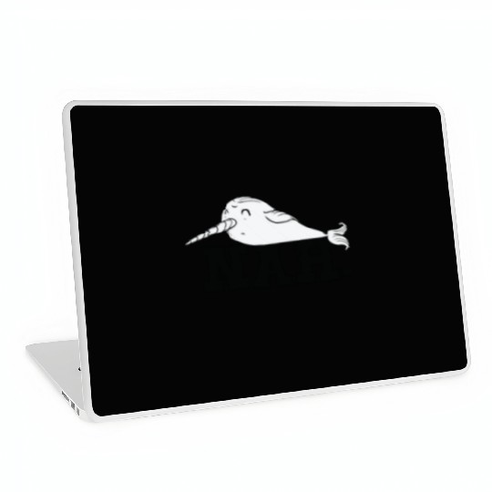 Procrastinating Narwhal Lover Aquatic Animals Laptop Skins