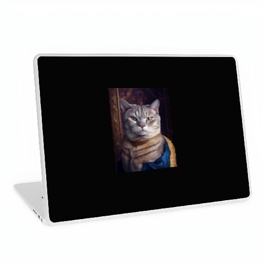 American Shorthair Cat Breed Portrait Royal Renais Laptop Skins