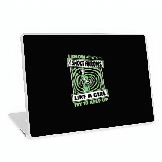Archery Humor Laptop Skins
