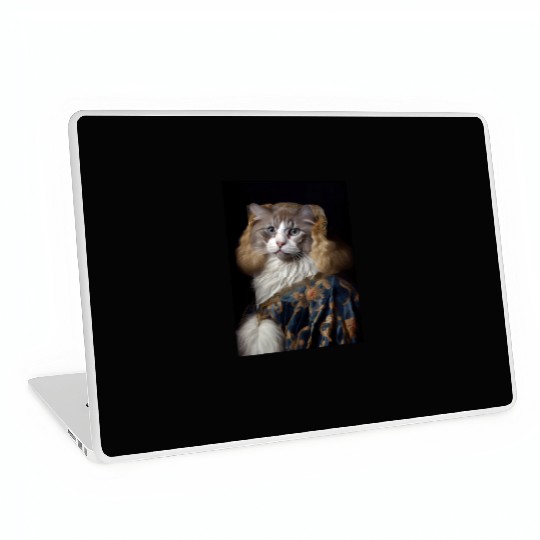 American Curl Princess Cat Breed Portrait Royal Re Laptop Skins