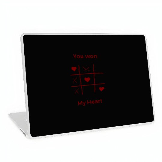 you won my heart Laptop Skins