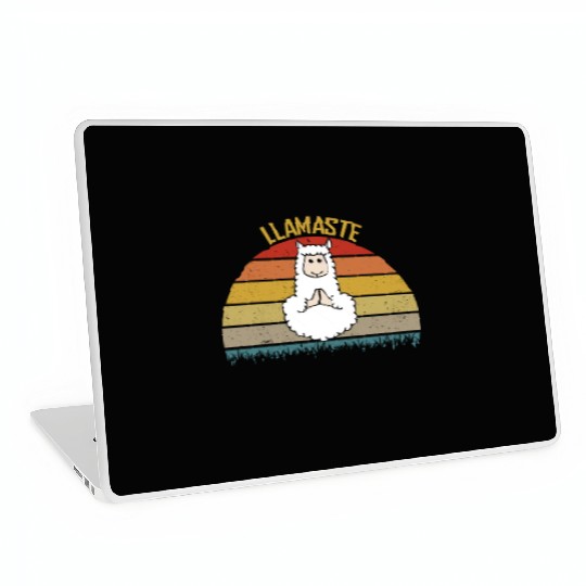 Llamaste Funny Yoga For LLama Lover Laptop Skins
