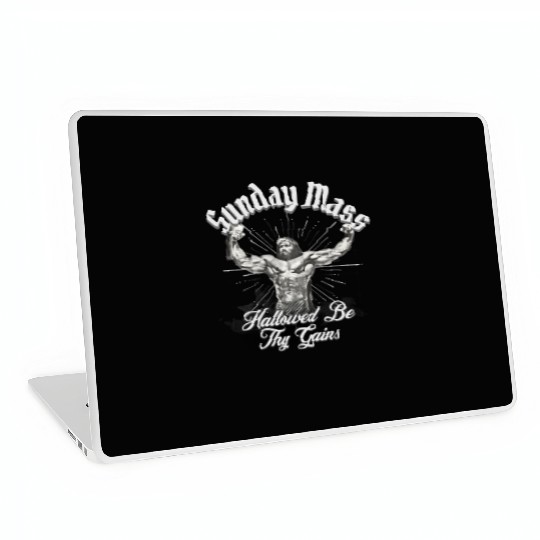 Sunday Mass Jesus Laptop Skins