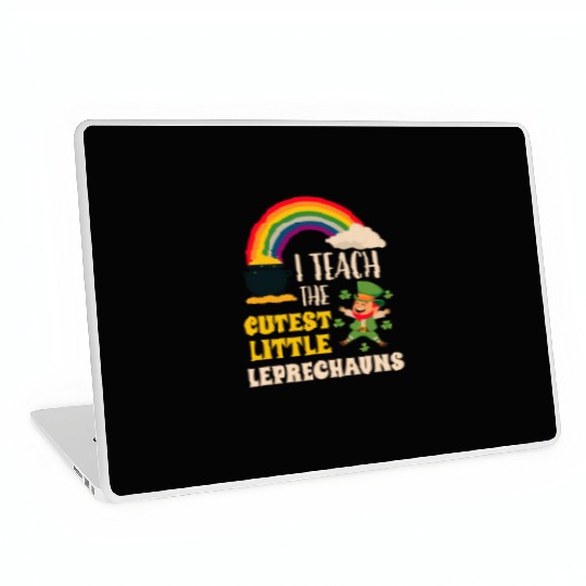 I Teach Cutest Little Leprechauns St Patricks Day Laptop Skins