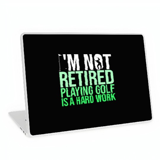 Golf Retirement Gift Laptop Skins