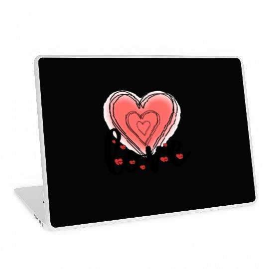 Love Hearts Valentine's Day Laptop Skins