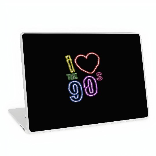 i love 90s - Retro Old School Laptop Skins