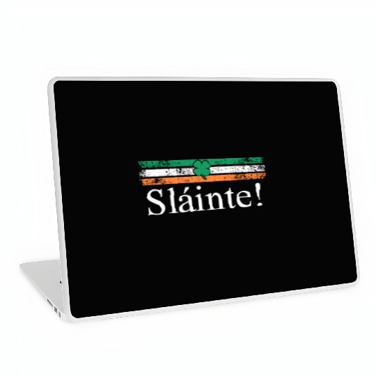 Slainte Ireland toast Laptop Skins