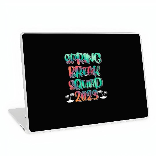 Spring Break Squad Summer Vacation Spring Break Laptop Skins