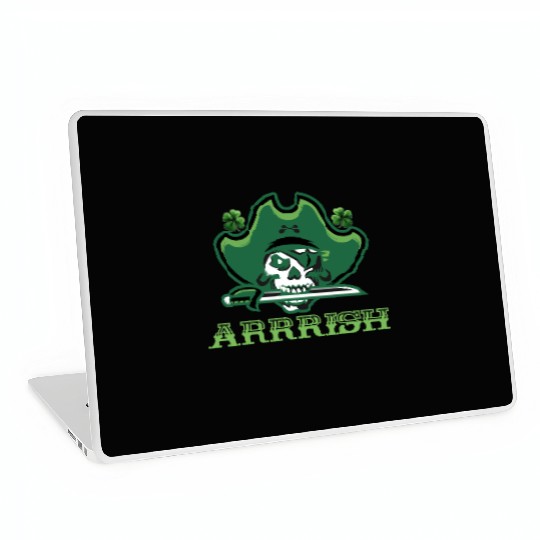 Pirate skull shenanigans Laptop Skins