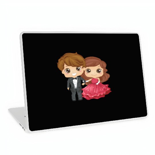 The groom and the bride Laptop Skins