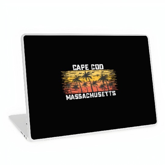 Cape Cod Massachusetts Summer Retro VIntage Laptop Skins