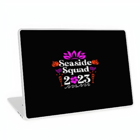 Seaside Squad 2023 Summer Vacation Spring Break Laptop Skins