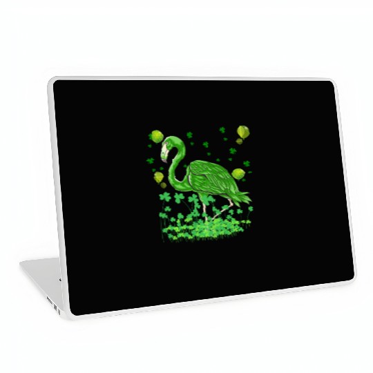Flamingo Lovers Green Saint Patrick Laptop Skins