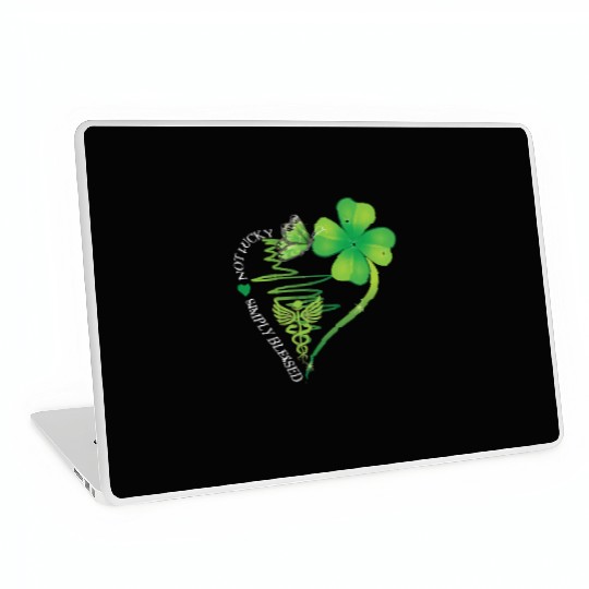 Nurse St Patricks Day Gifts Laptop Skins