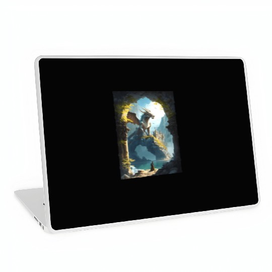 Mystical Dragon Landscape Laptop Skins