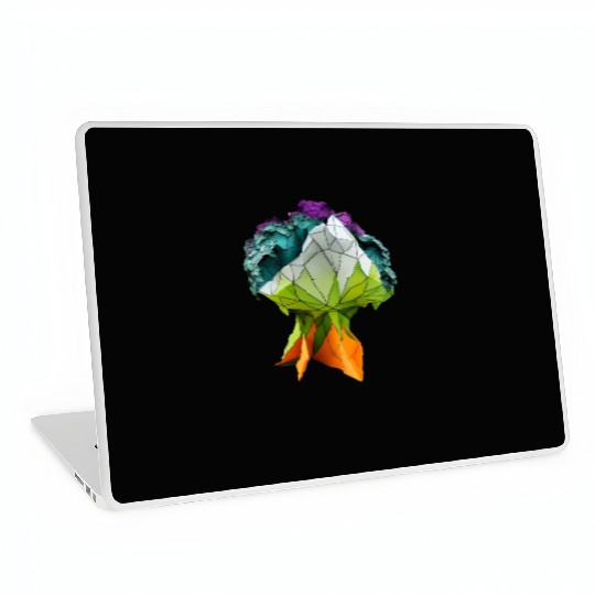 Origami Broccoli: Delightful and Whimsical Paper Laptop Skins