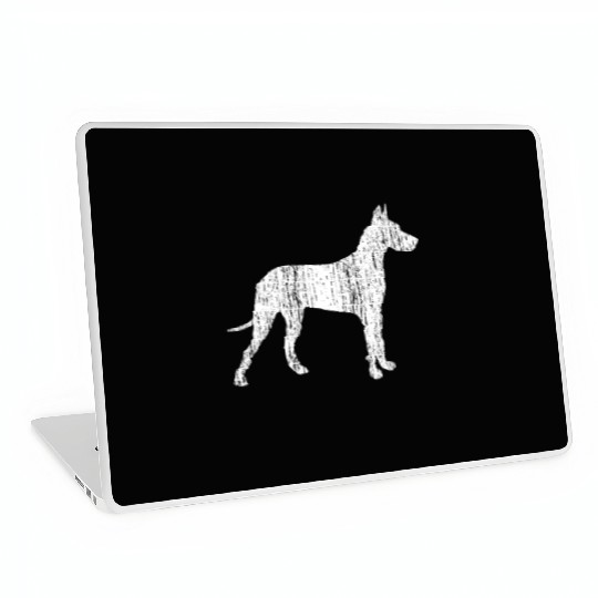Great Dane Dog Owner Gift Vintage Animal Laptop Skins