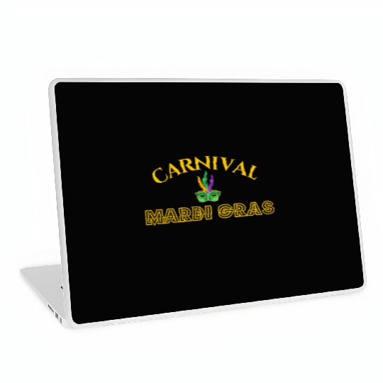 Mardi Gras Carnival Fiesta Party Louisiana New Orl Laptop Skins