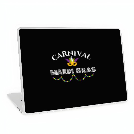 Mardi Gras Carnival Fiesta Party Louisiana New Orl Laptop Skins