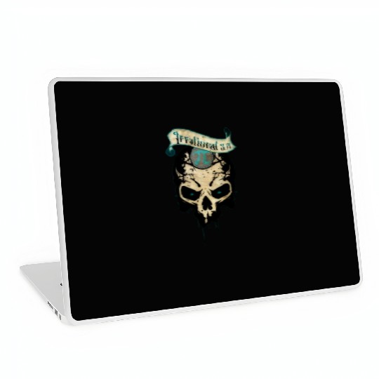 PI Day Irrational Skull Design Teal Edition Laptop Skins