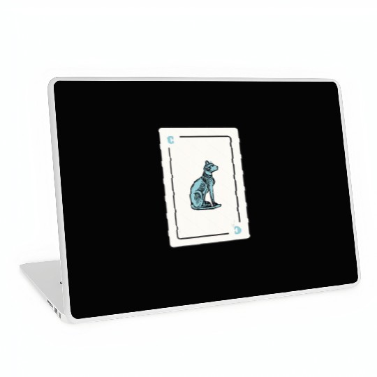 Cat Playing card Cat Lovers Gift Laptop Skins