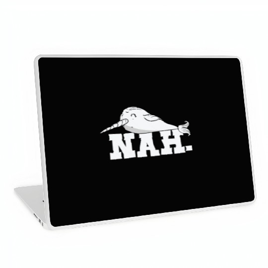 Procrastinating Narwhal Lover Aquatic Animals Laptop Skins