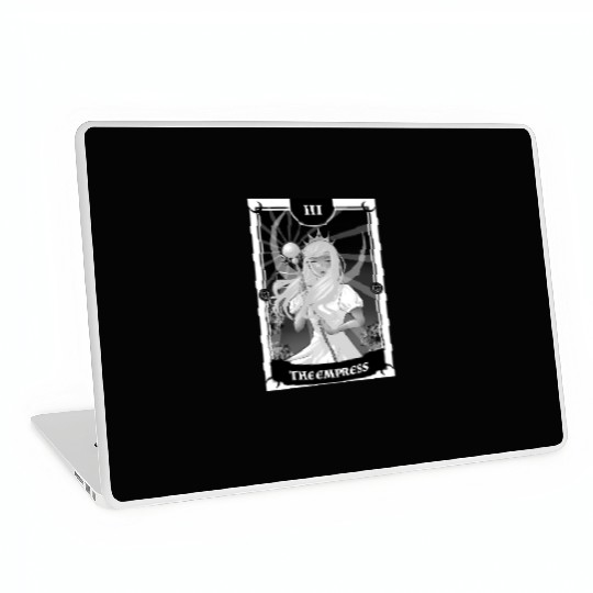 Anime Tarot Card The Empress Gothic Laptop Skins