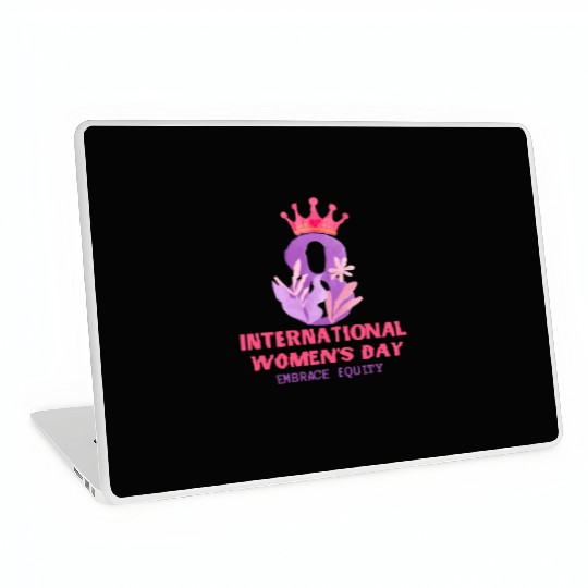 International Women's Day Embrace Equity 2023 Laptop Skins