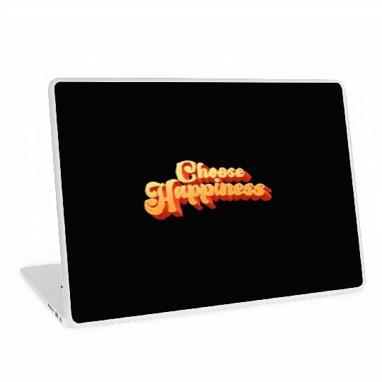 Choose Happiness Typography Laptop Skins