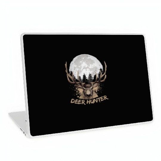 Deer Hunter Rack Hunter Full Moon Buck Hunting Laptop Skins