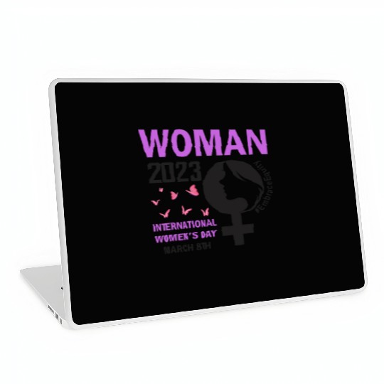 International Women's Day 2023 Embrace Equity Laptop Skins